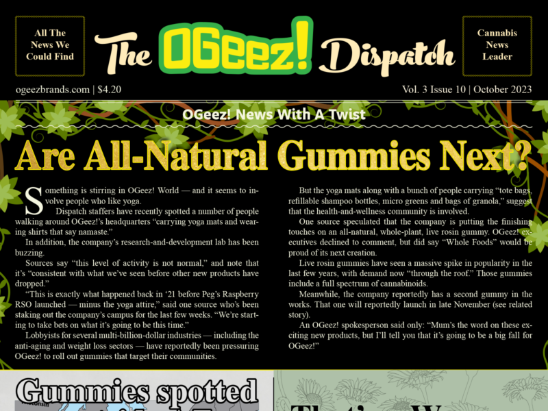 The OGeez! Dispatch October 2023